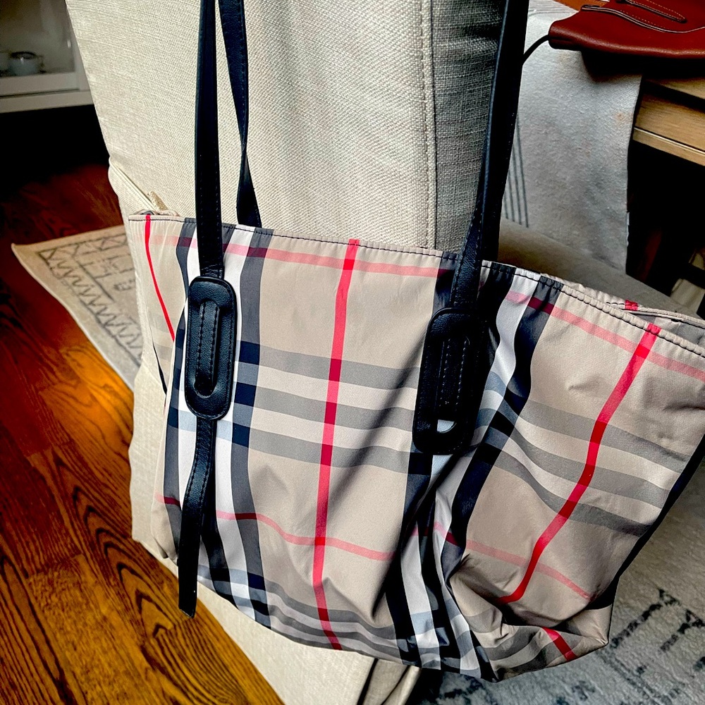 Tote plaid
